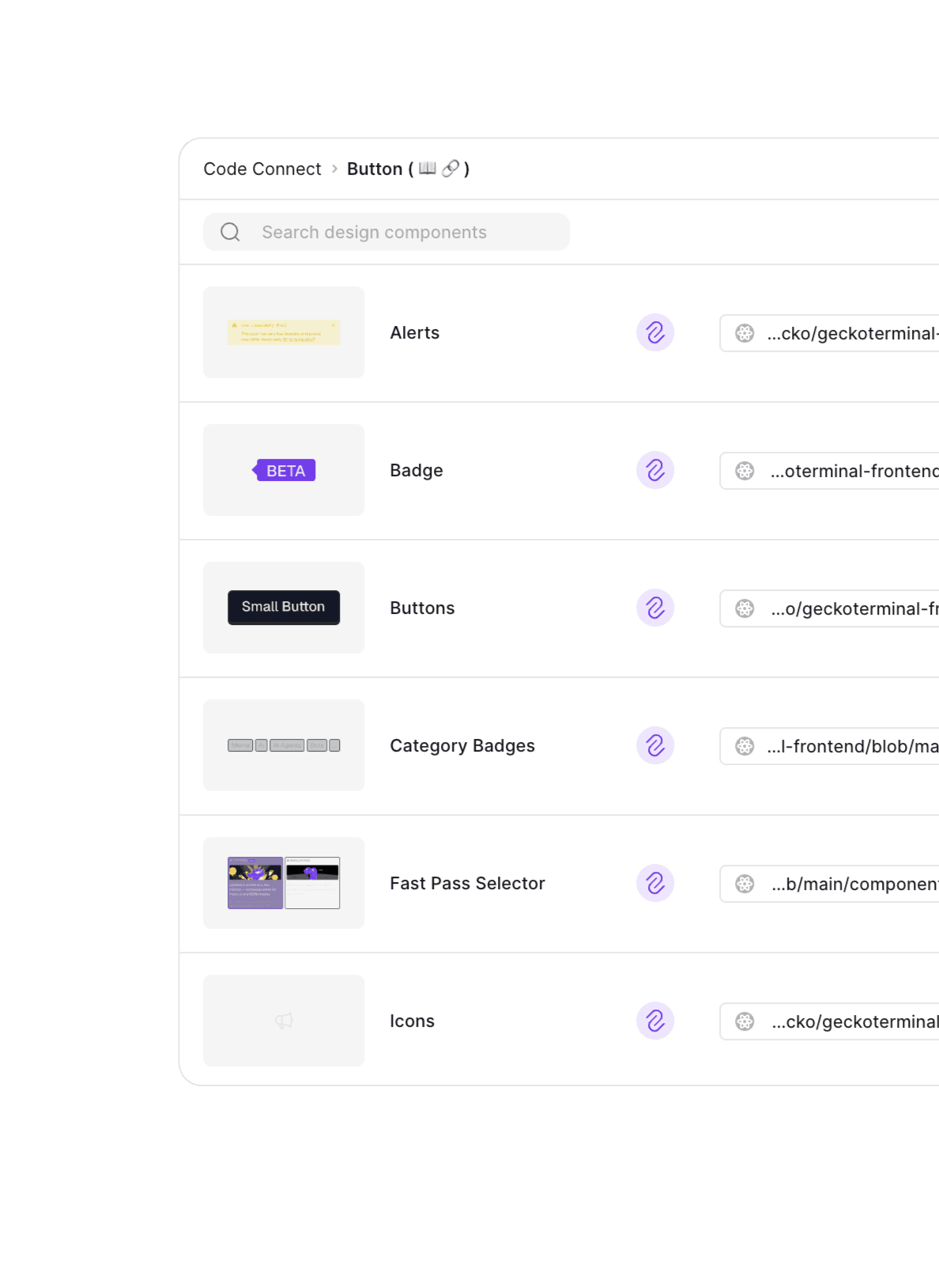 Neptune Code Connect component library