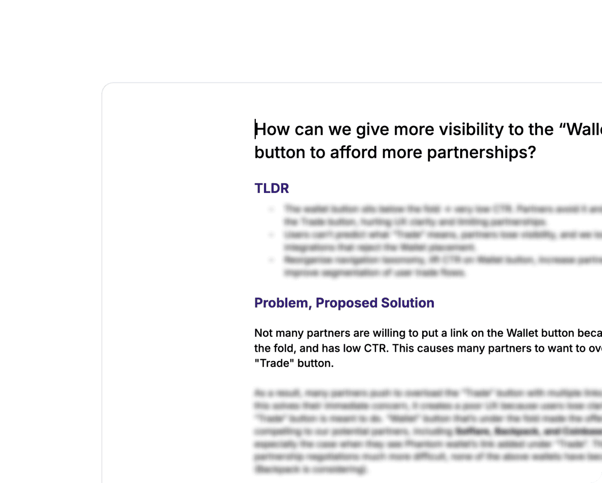 Design proposal on Wallet button visibility
