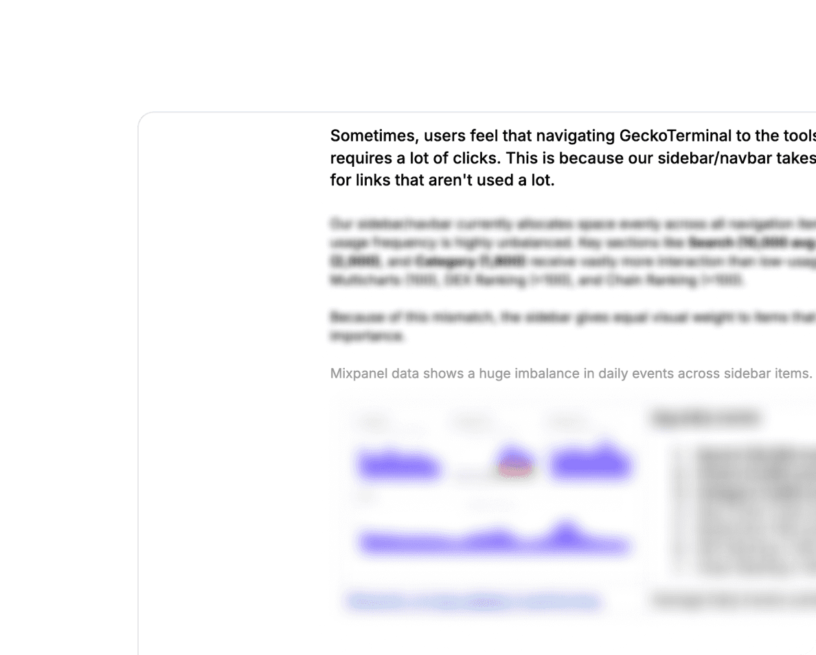 Design proposal on sidebar navigation efficiency
